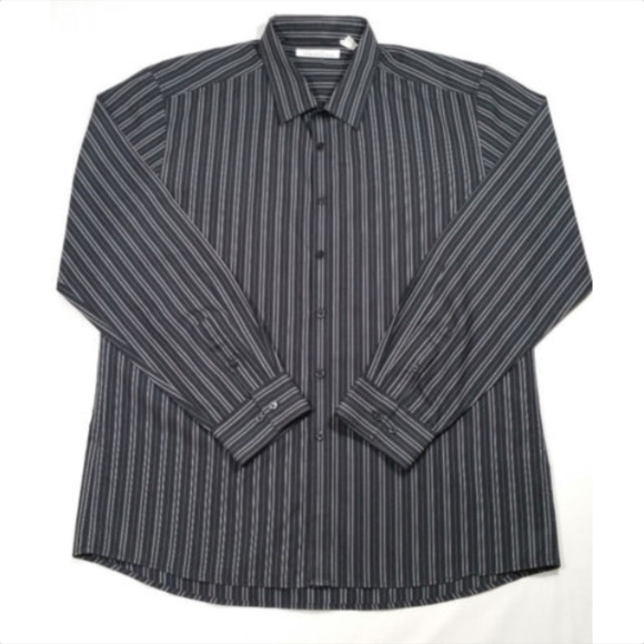 Kenneth Cole Other - KENNETH COLE Men Button Down Shirt Striped 1513E2